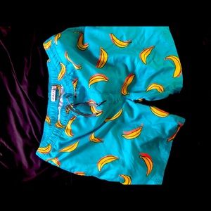 Banana print board shorts!! Never worn!